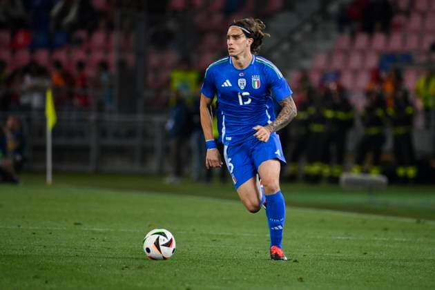 4th June 2024; Stadio Renato Dall Ara, Bologna, Italy; International Football Friendly, Italy versus Turkey; Riccardo Calafiori of Italy in action  ActionPlus12651221 BestxImages