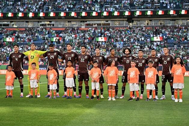 RECORD DATE NOT STATED Seleccion Mexicana 2024 Mexico vs Uruguay Players of Mexico during the game International Friendly, Länderspiel, Nationalmannschaft between Mexican national team, Nationalteam (Mexico) and Uruguay at Empower Field at Mile High Stadium, on June 05, 2024, Denver Colorado, United States. DENVER COLORADO UNITED STATES  Copyright: xDavidxLeahx 20240605204353_SNM_AM_MEX_URU_MEXICO33