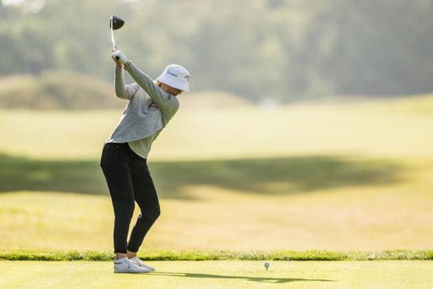 240606 Madelene Sagström of Sweden during the first round of the 2024 Scandinavian Mixed Golf Tournament on June 6, 2024 in Helsingborg. Photo: Petter Arvidson BILDBYRAN kod PA PA0826 golf scandinavian mixed bbeng volvo car scandinavian mixed Copyright: PETTERxARVIDSON BB240606PA009