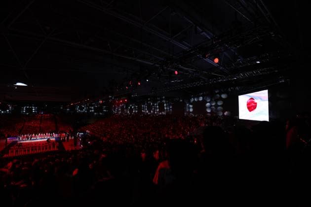 General view, JUNE 5, 2024 - Volleyball : FIVB Volleyball Nations League 2024 Men s Preliminary Round between Japan 3-2 Germany at West Japan General Exhibition Center, Fukuoka, Japan. Noxthirdxpartyxsales  (255514783)