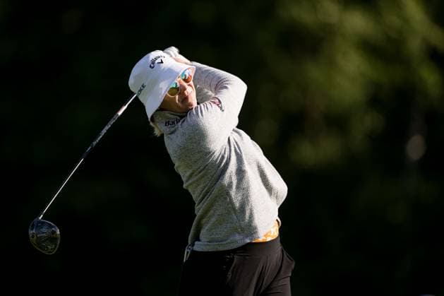 240606 During the first round of the 2024 Scandinavian Mixed Golf Tournament on June 6, 2024 in Helsingborg. Photo: Petter Arvidson BILDBYRAN kod PA PA0826 golf scandinavian mixed bbeng volvo car scandinavian mixed Copyright: PETTERxARVIDSON BB240606PA011