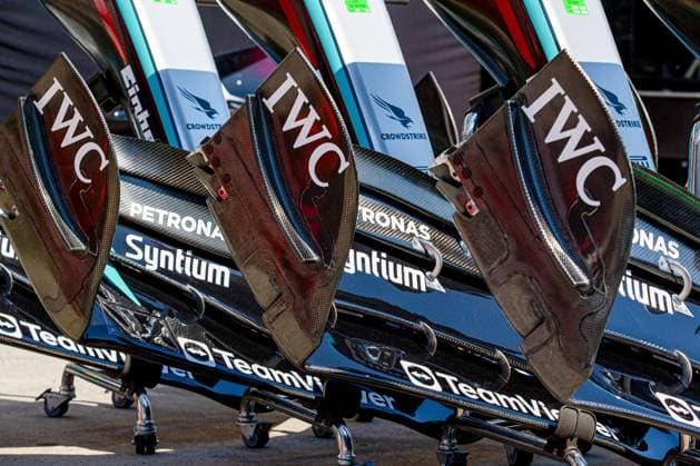 June 5, 2024, Montreal, Quebec, Canada: Mercedes-AMG Petronas F1 Team nosecones and front wings in PitLane - .during Formula 1 Aws Grand Prix du Canada 2024, Montreal, Quebec, Canada, from Jun 6th to 9th - Rounfd 9 of 24 of 2024 F1 World Championship, WM, Weltmeisterschaft Montreal Canada - ZUMAm217 20240605_zsp_m217_035 Copyright: xAlessioxDexMarcox
