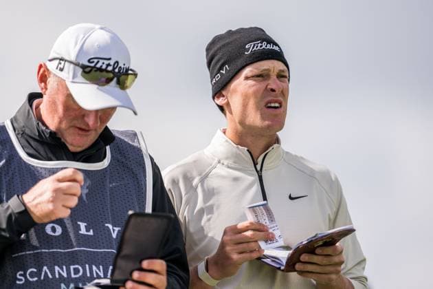 240606 And and during the first round of the 2024 Scandinavian Mixed Golf Tournament on June 6, 2024 in Helsingborg. Photo: Petter Arvidson BILDBYRAN kod PA PA0826 golf scandinavian mixed bbeng volvo car scandinavian mixed Copyright: PETTERxARVIDSON BB240606PA044
