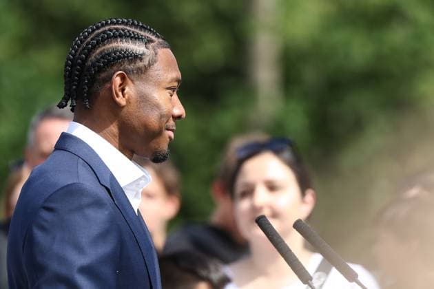 SOCCER - UEFA EURO, EM, Europameisterschaft,Fussball 2024 VIENNA,AUSTRIA,06.JUN.24 - SOCCER - UEFA European Championship, EM, Europameisterschaft preview, farewell ceremony OEFB Team. Image shows David Alaba (AUT).  GEPAxpictures xArminxRauthner