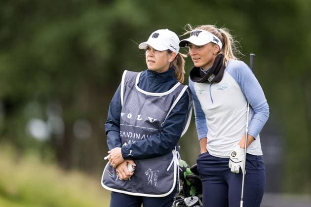 240606 And during the first round of the 2024 Scandinavian Mixed Golf Tournament on June 6, 2024 in Helsingborg. Photo: Petter Arvidson BILDBYRAN kod PA PA0826 golf scandinavian mixed bbeng volvo car scandinavian mixed Copyright: PETTERxARVIDSON BB240606PA107