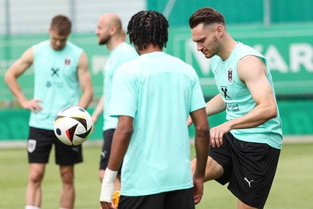 SOCCER - UEFA EURO, EM, Europameisterschaft,Fussball 2024 VIENNA,AUSTRIA,06.JUN.24 - SOCCER - UEFA European Championship, EM, Europameisterschaft preview, OEFB training camp, training. Image shows Maximilian Entrup (AUT).  GEPAxpictures xArminxRauthner