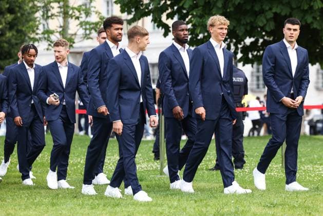 SOCCER - UEFA EURO, EM, Europameisterschaft,Fussball 2024 VIENNA,AUSTRIA,06.JUN.24 - SOCCER - UEFA European Championship, EM, Europameisterschaft preview, farewell ceremony OEFB Team. Image shows the team of AUT.  GEPAxpictures xArminxRauthner