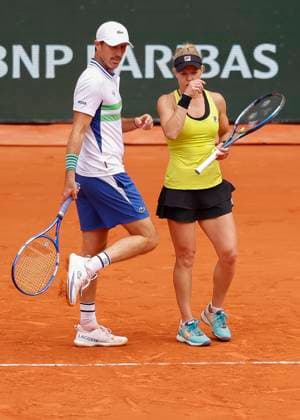 Laura Siegemund (GER), Edouard Roger-Vasselin (FRA), Mixed Doubles, Finale, Endspiel Tennis - French Open 2024 - Roland Garros - Paris - - France - 6 June 2024. Copyright: xJuergenxHasenkopfx