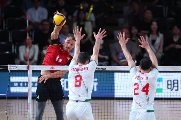 Sport Themen der Woche KW23 Sport Bilder des Tages Moritz Karlitzek (GER), JUNE 6, 2024 - Volleyball : FIVB Volleyball Nations League 2024 Men s Preliminary Round between Bulgaria - Germany at West Japan General Exhibition Center, Fukuoka, Japan. Noxthirdxpartyxsales  (255565972)