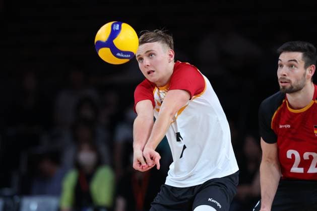Leonard Graven (GER), JUNE 6, 2024 - Volleyball : FIVB Volleyball Nations League 2024 Men s Preliminary Round between Bulgaria - Germany at West Japan General Exhibition Center, Fukuoka, Japan. Noxthirdxpartyxsales  (255566006)