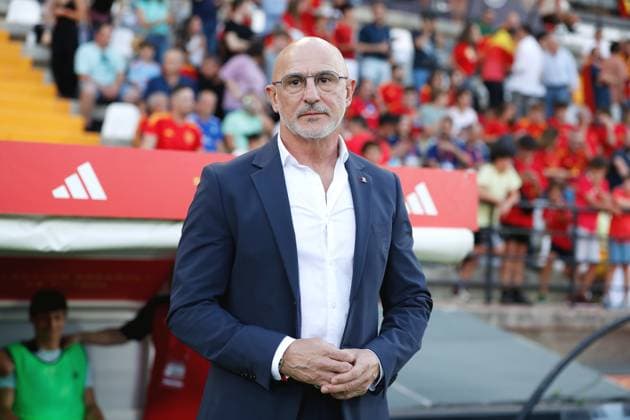 Luis de la Fuente (ESP), JUNE 5, 2024 - Football Soccer : International Friendly, Länderspiel, Nationalmannschaft match between Spain 5-0 Andorra at the Estadio Nuevo Vivero in Badajoz, Spain. Noxthirdxpartyxsales  (255573524)