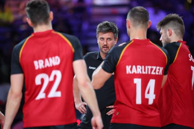 Micha Winiarski coach (GER), JUNE 6, 2024 - Volleyball : FIVB Volleyball Nations League 2024 Men s Preliminary Round between Bulgaria - Germany at West Japan General Exhibition Center, Fukuoka, Japan. Noxthirdxpartyxsales  (255565996)