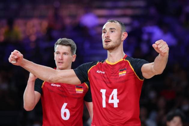 Moritz Karlitzek (GER), JUNE 6, 2024 - Volleyball : FIVB Volleyball Nations League 2024 Men s Preliminary Round between Bulgaria - Germany at West Japan General Exhibition Center, Fukuoka, Japan. Noxthirdxpartyxsales  (255565998)