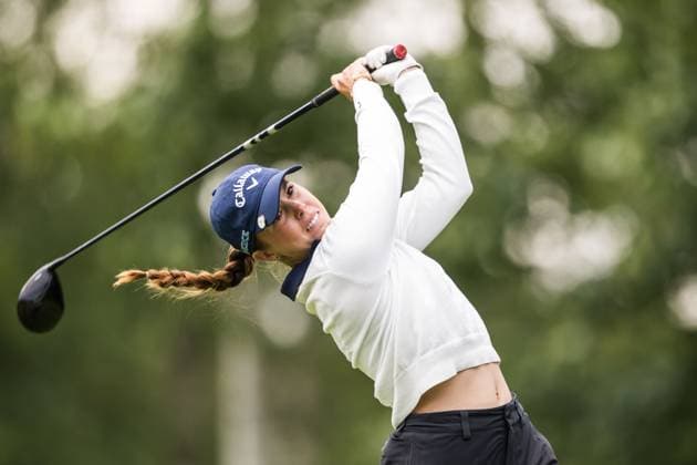 240606 During the first round of the 2024 Scandinavian Mixed Golf Tournament on June 6, 2024 in Helsingborg. Photo: Petter Arvidson BILDBYRAN kod PA PA0826 golf scandinavian mixed bbeng volvo car scandinavian mixed Copyright: PETTERxARVIDSON BB240606PA153