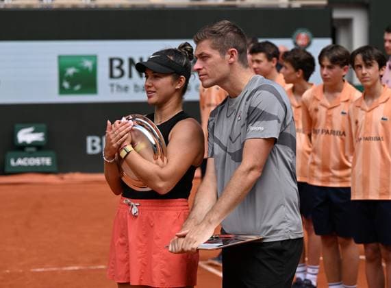 2024 Roland Garros Mixed doubles final Laura Siegemund (GER) Edouard Roger-Vasselin (FRA) vs. Desirae Krawczyk (USA) Neal Skupski (GBR)