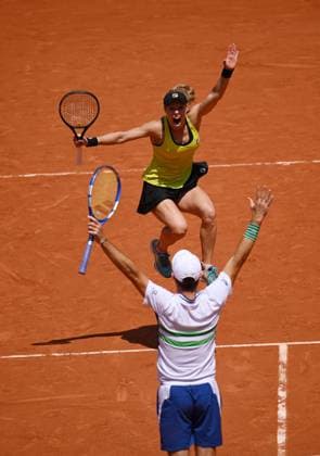 2024 Roland Garros Mixed doubles final Laura Siegemund (GER) Edouard Roger-Vasselin (FRA)