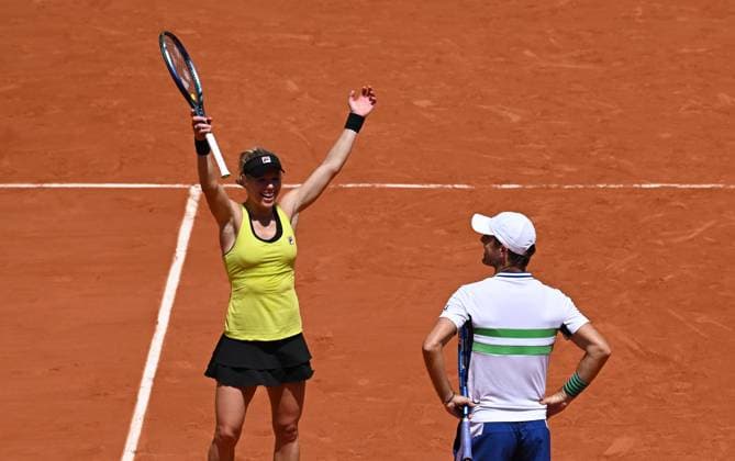 2024 Roland Garros Mixed doubles final Laura Siegemund (GER) Edouard Roger-Vasselin (FRA)