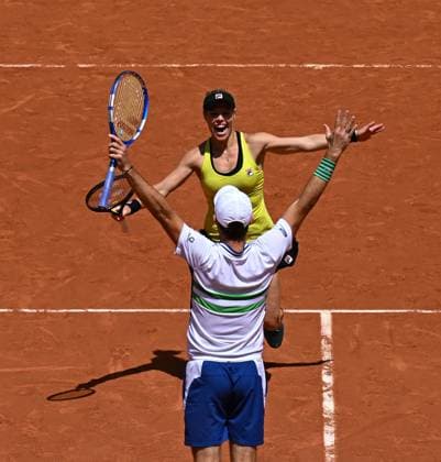 2024 Roland Garros Mixed doubles final Laura Siegemund (GER) Edouard Roger-Vasselin (FRA)