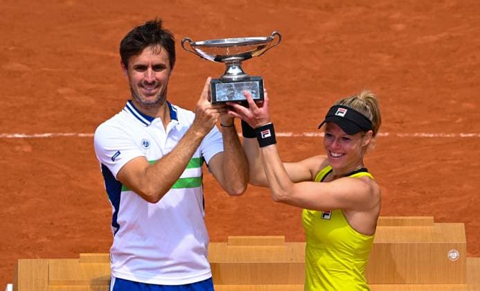 2024 Roland Garros Mixed doubles final Laura Siegemund (GER) Edouard Roger-Vasselin (FRA)