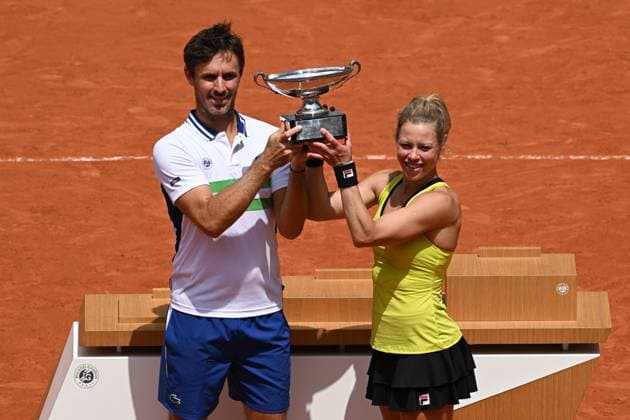 2024 Roland Garros Mixed doubles final Laura Siegemund (GER) Edouard Roger-Vasselin (FRA)