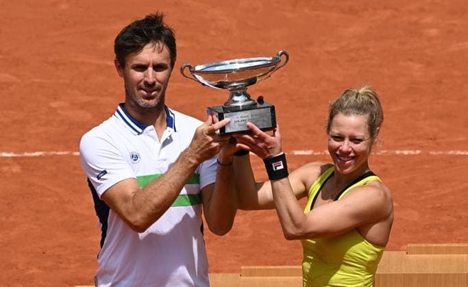 2024 Roland Garros Mixed doubles final Laura Siegemund (GER) Edouard Roger-Vasselin (FRA)
