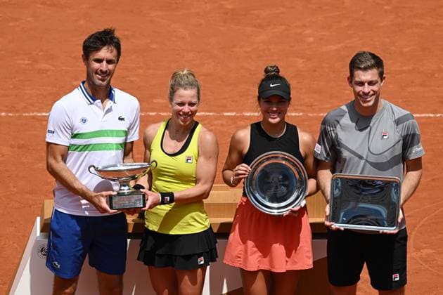 2024 Roland Garros Mixed doubles final Laura Siegemund (GER) Edouard Roger-Vasselin (FRA)