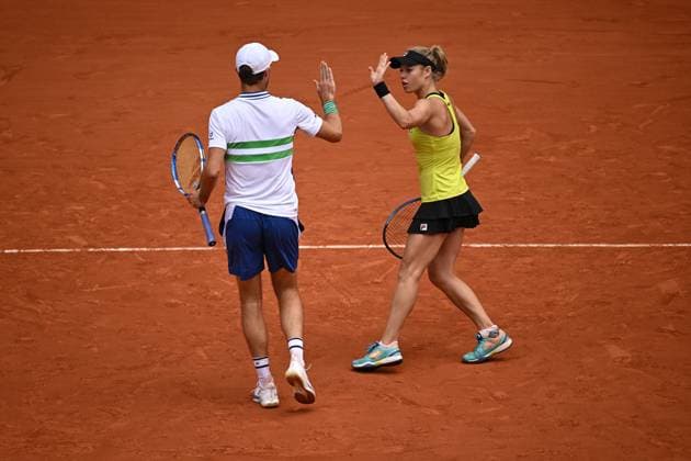 2024 Roland Garros Mixed doubles final Laura Siegemund (GER) Edouard Roger-Vasselin (FRA)