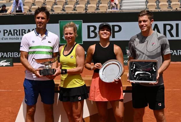 2024 Roland Garros Mixed doubles final Laura Siegemund (GER) Edouard Roger-Vasselin (FRA) vs. Desirae Krawczyk (USA) Neal Skupski (GBR)