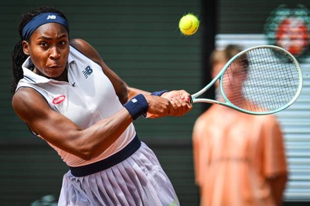 June 6, 2024, Paris, France, France: Coco GAUFF of United States during the twelfth day of Roland-Garros 2024, French Open 2024, Grand Slam tennis tournament at the Roland-Garros Stadium on June 06, 2024 in Paris, France. Paris France - ZUMAm308 20240606_zsp_m308_003 Copyright: xMatthieuxMirvillex