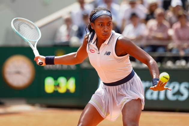 Coco Gauff, Halbfinale, Semi Final Tennis - French Open 2024 - Roland Garros - Paris - - France - 6 June 2024. Copyright: xJuergenxHasenkopfx