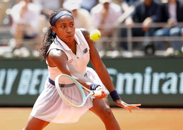 Coco Gauff, Halbfinale, Semi Final Tennis - French Open 2024 - Roland Garros - Paris - - France - 6 June 2024. Copyright: xJuergenxHasenkopfx