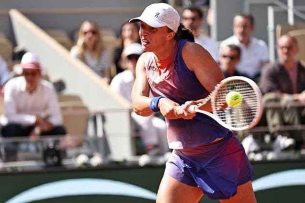 Iga Swiatek, POL, during semifinal of 2024 French Open at Roland Garros, Paris, 06 06 2024; -