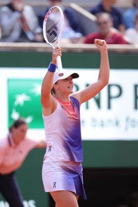 Iga Swiatek, POL, during semifinal of 2024 French Open at Roland Garros, Paris, 06 06 2024; -