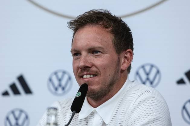 Fussball, Nationalmannschaft Saison 2023 24 Pressekonferenz Deutschland vor dem Länderspiel gegen Griechenland 06.06.2024, BORUSSIA-PARK Julian Nagelsmann (Trainer Deutschland) Mönchengladbach BORUSSIA-PARK Nordrhein-Westfahlen Deutschland