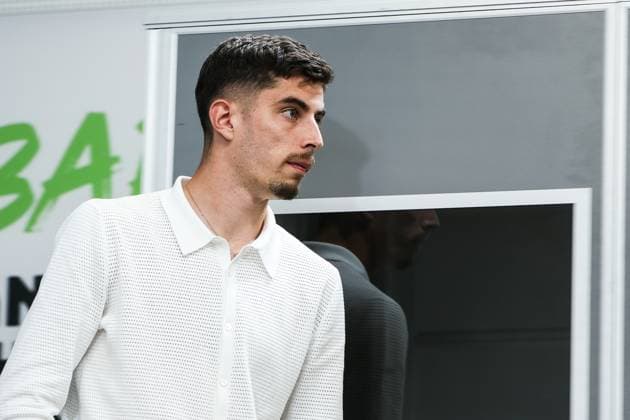 Fussball, Nationalmannschaft Saison 2023 24 Pressekonferenz Deutschland vor dem Länderspiel gegen Griechenland 06.06.2024, BORUSSIA-PARK Kai Havertz (Deutschland, 7) Mönchengladbach BORUSSIA-PARK Nordrhein-Westfahlen Deutschland