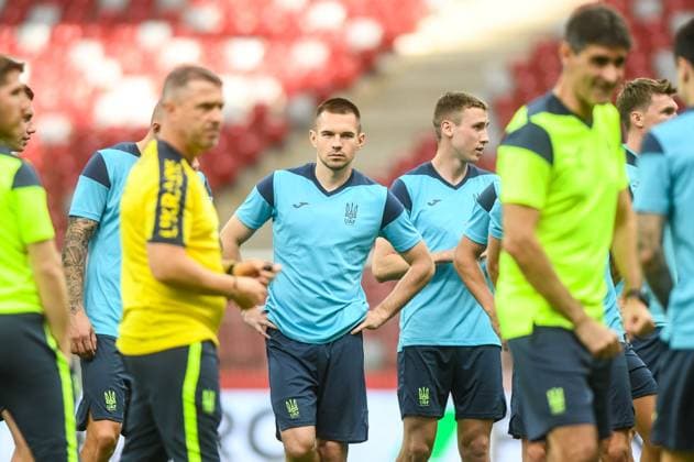 WARSZAWA 06.06.2024 TRENING REPREZENTACJI UKRAINY PRZED MECZEM POLSKA-UKRAINA --- UKRAINE FOOTBALL national team, Nationalteam TRAINING IN WARSAW BEFORE THE MATCH POLAND - UKRAINE BOHDAN MYCHAJLICZENKO FOT. JACEK PRONDZYNSKI FOTOPYK NEWSPIX.PL --- Newspix.pl  240606JAC050