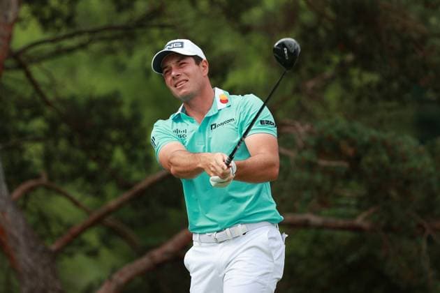 The Memorial Tournament Viktor Hovland of Norway tees off on the second tee during Day One of The Memorial Tournament presented by Workday at Muirfield Village Golf Club in Dublin, Ohio, USA on Thursday, June 6, 2024. Dublin Ohio United States  Copyright: xJorgexLemusx originalFilename:lemus-thememor240606_np3NV.jpg