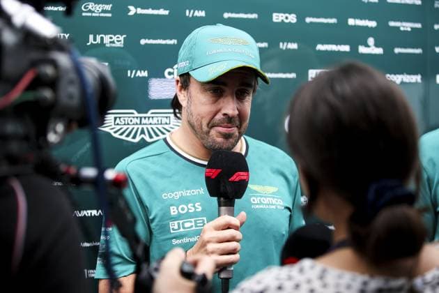 ALONSO Fernando (spa), Aston Martin F1 Team AMR24, portrait during the Formula 1 AWS Grand Prix du Canada 2024, 9th round of the 2024 Formula One World Championship, WM, Weltmeisterschaft from June 07 to 09, 2024 on the Circuit Gilles Villeneuve, in MontrÃ al, Canada - F1 - CANADIAN GRAND PRIX 2024 DPPI Panoramic  240606_R09_CANADA_DP_EA021830