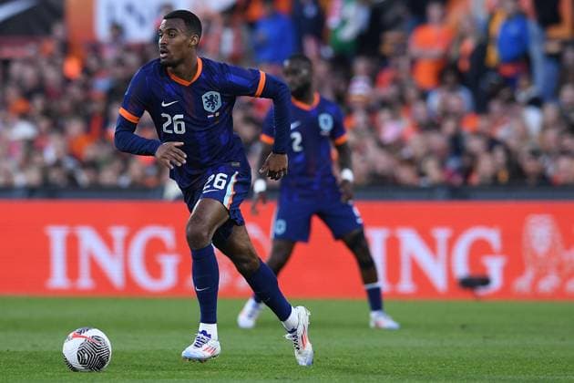 Fußball Länderspiel Niederlande - Kanada am 06.06.2024 im Feyenoord Stadium in Rotterdam Ryan Gravenberch ( Niederlande )