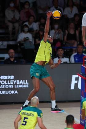 Ricardo Lucarelli Souza (BRA), JUNE 7, 2024 - Volleyball : FIVB Volleyball Nations League 2024 Men s Preliminary Round between Brasil - Slovenia at West Japan General Exhibition Center, Fukuoka, Japan. Noxthirdxpartyxsales  (255669320)