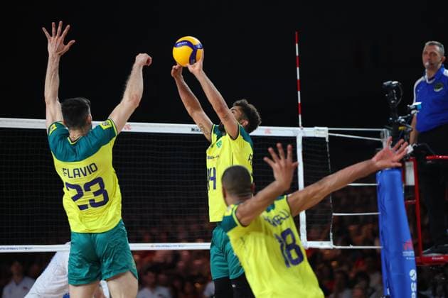 Fernando Gil Kreling (BRA), JUNE 7, 2024 - Volleyball : FIVB Volleyball Nations League 2024 Men s Preliminary Round between Brasil - Slovenia at West Japan General Exhibition Center, Fukuoka, Japan. Noxthirdxpartyxsales  (255669323)
