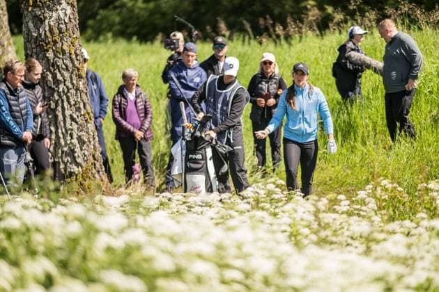 240607 Linn Grant or Sweden during the second round of the 2024 Scandinavian Mixed Golf Tournament on June 7, 2024 in Helsingborg. Photo: Petter Arvidson BILDBYRAN kod PA PA0827 golf scandinavian mixed bbeng volvo car scandinavian mixed Copyright: PETTERxARVIDSON BB240607PA106