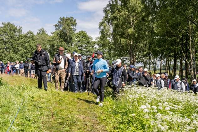 240607 Linn Grant or Sweden during the second round of the 2024 Scandinavian Mixed Golf Tournament on June 7, 2024 in Helsingborg. Photo: Petter Arvidson BILDBYRAN kod PA PA0827 golf scandinavian mixed bbeng volvo car scandinavian mixed Copyright: PETTERxARVIDSON BB240607PA108