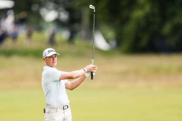 240607 Vincent Norrman of Sweden during the second round of the 2024 Scandinavian Mixed Golf Tournament on June 7, 2024 in Helsingborg. Photo: Petter Arvidson BILDBYRAN kod PA PA0827 golf scandinavian mixed bbeng volvo car scandinavian mixed Copyright: PETTERxARVIDSON BB240607PA113