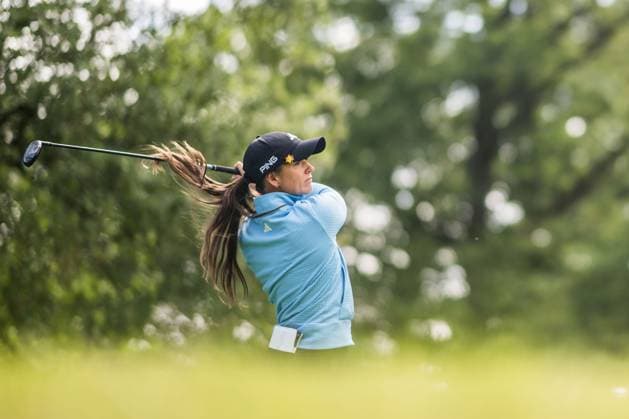 240607 Linn Grant or Sweden during the second round of the 2024 Scandinavian Mixed Golf Tournament on June 7, 2024 in Helsingborg. Photo: Petter Arvidson BILDBYRAN kod PA PA0827 golf scandinavian mixed bbeng volvo car scandinavian mixed Copyright: PETTERxARVIDSON BB240607PA128