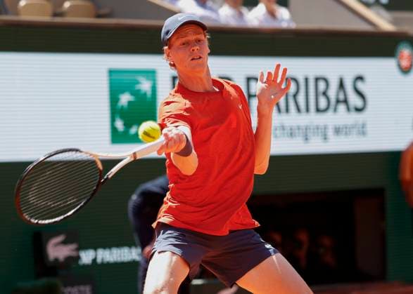 Jannik Sinner (ITA), Halbfinale, Semi Final Tennis - French Open 2024 - Roland Garros - Paris - - France - 7 June 2024. Copyright: xJuergenxHasenkopfx