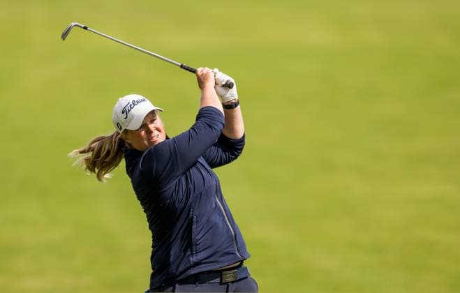 240607 Linn Grant or Sweden during the second round of the 2024 Scandinavian Mixed Golf Tournament on June 7, 2024 in Helsingborg. Photo: Petter Arvidson BILDBYRAN kod PA PA0827 golf scandinavian mixed bbeng volvo car scandinavian mixed Copyright: PETTERxARVIDSON BB240607PA137