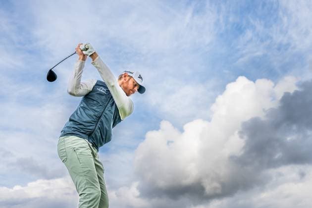 240607 Sebastian Söderberg of Sweden during the second round of the 2024 Scandinavian Mixed Golf Tournament on June 7, 2024 in Helsingborg. Photo: Petter Arvidson BILDBYRAN kod PA PA0827 golf scandinavian mixed bbeng Volvo Car Scandinavian Mixed Copyright: PETTERxARVIDSON BB240607PA144