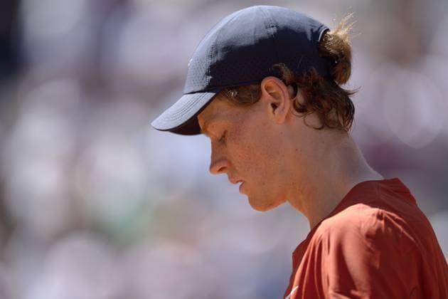 Jannik Sinner of Italy frustrated French Open Tennis, Day 13, Tennis, Roland Garros, Paris, France - 07 June 2024  Copyright: xEllaxLing Shutterstockx 14523807b