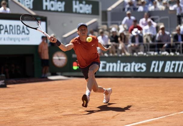 Jannik Sinner of Italy in action French Open Tennis, Day 13, Tennis, Roland Garros, Paris, France - 07 June 2024  Copyright: xEllaxLing Shutterstockx 14523807aj